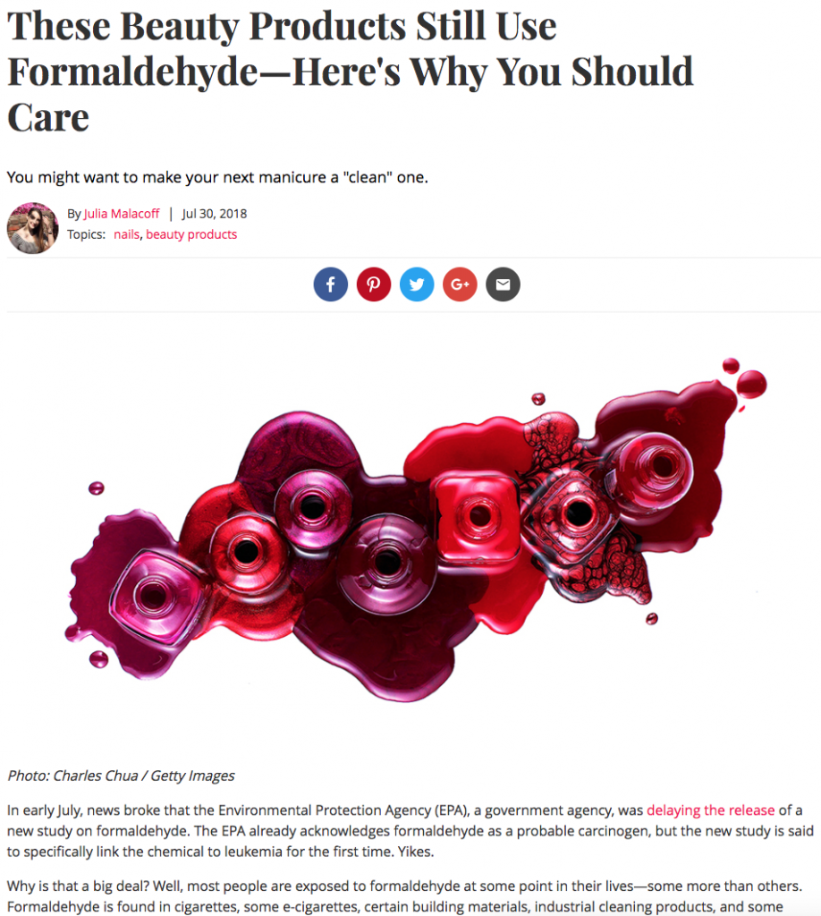 ava md press These Beauty Products Still Use Formaldehyde—Here's Why